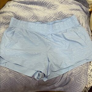 Light Blue Women's Athletic Shorts